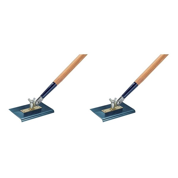 Co. CC395A-01 9 in. x 6 in. All-Angle Blue Steel Walking Edger with 1/2 in. Radius, 2PK